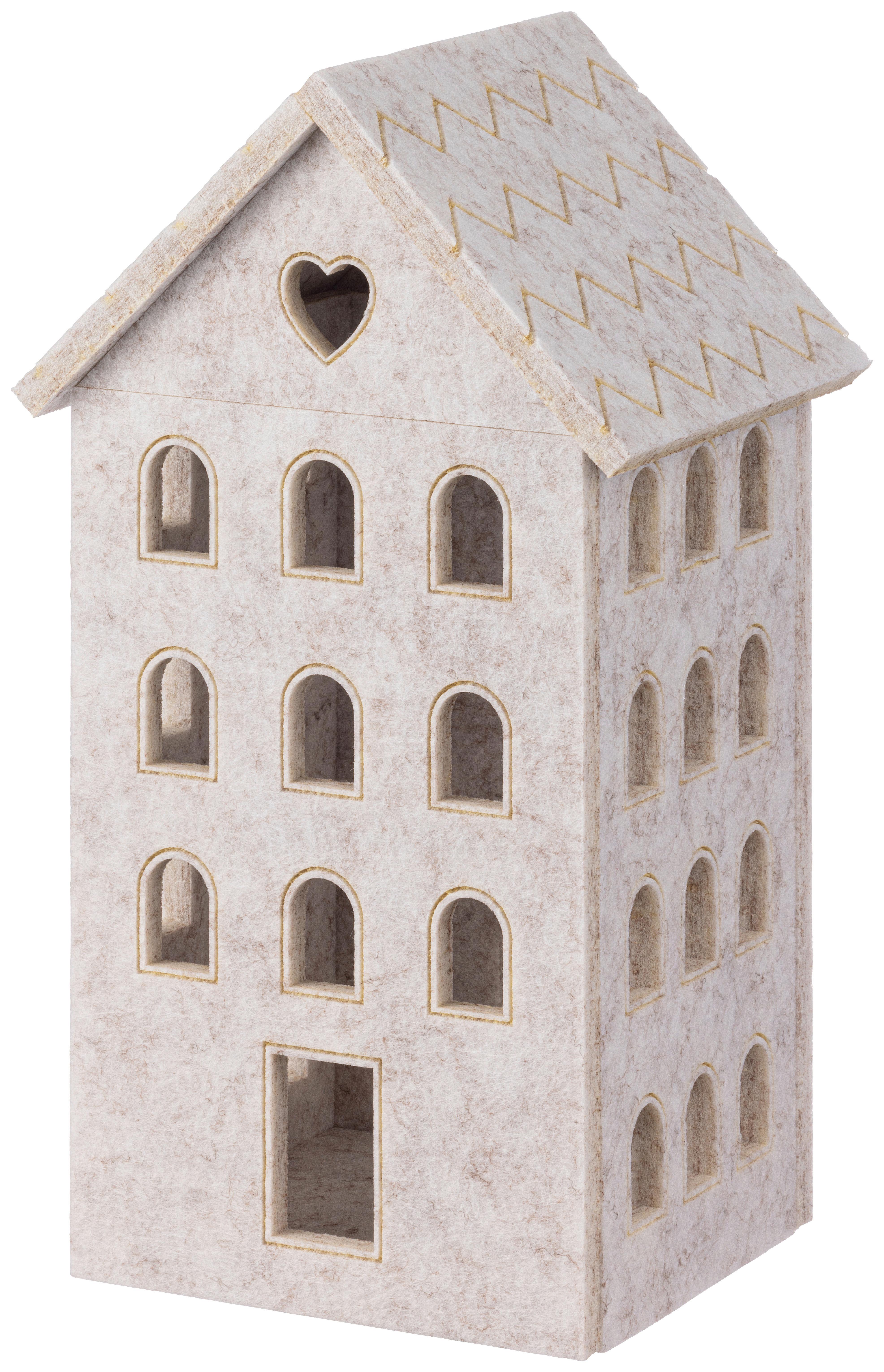 DEKOHAUS Fredi - Creme, KONVENTIONELL, Textil (16,8/14,5/30cm) - Luca Bessoni