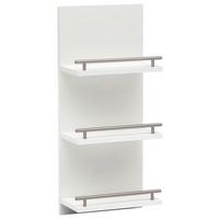 Badezimmerregal Niko Weiß B: 30,3cm - Weiß, MODERN, Holzwerkstoff (30,3/70,2/17,5cm) - MID.YOU