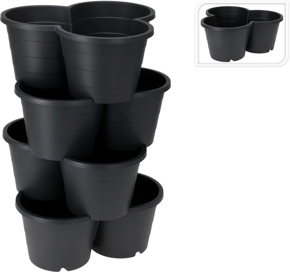 Kaspószett Kaspó - Basics, műanyag (39/41,5/17cm)