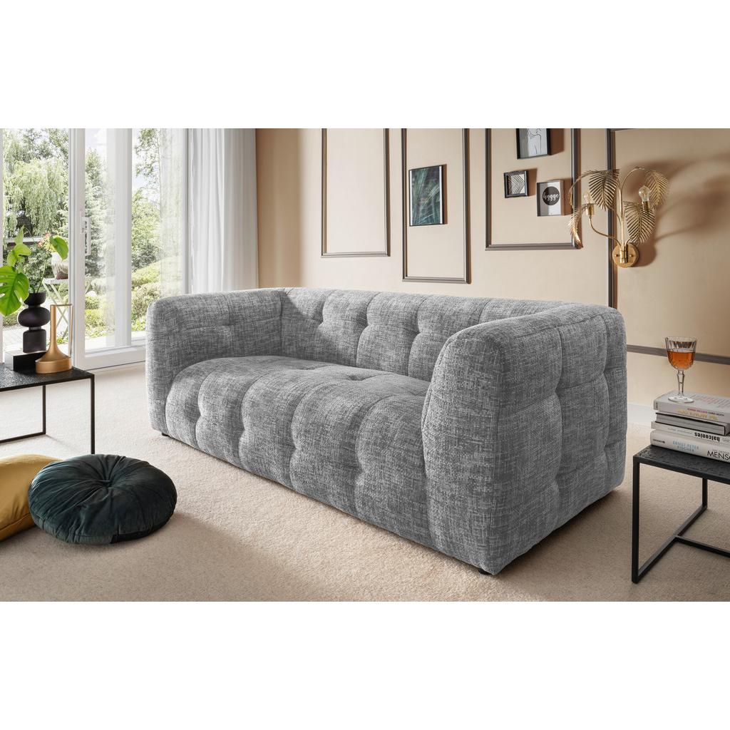 2,5-Sitzer Velice, Silberfarben B: 218 cm