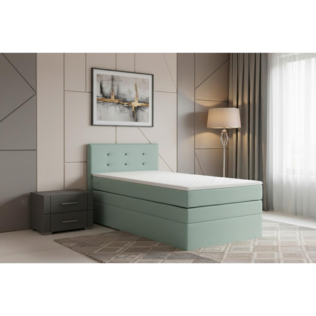 Boxspringbett Siam 2 90x200 Mintgrün
