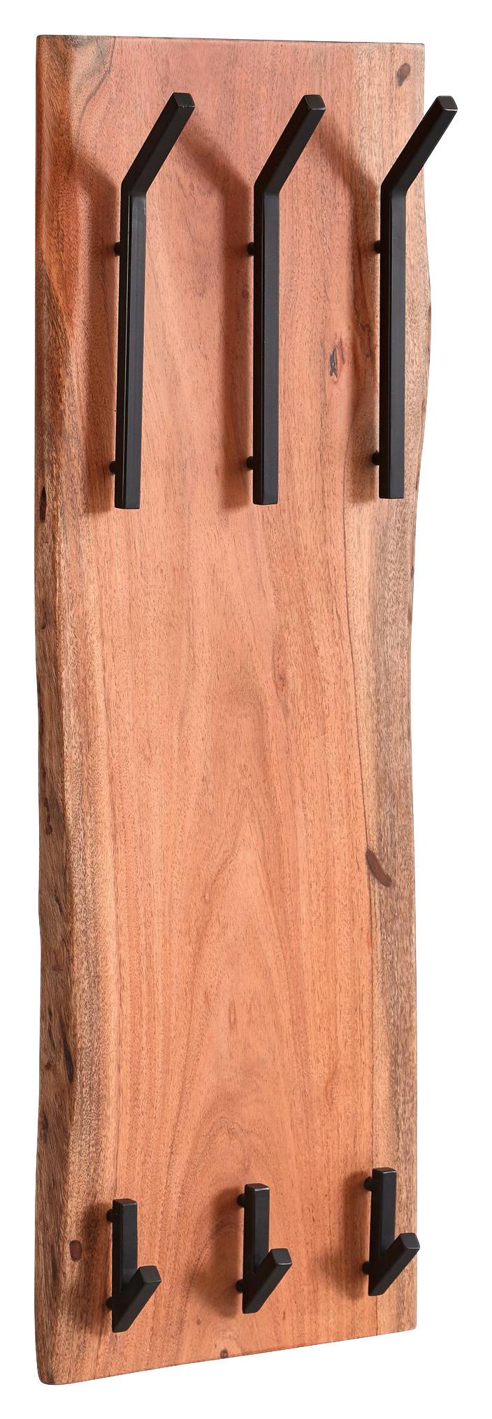 Garderobenpaneel Wl6.360 Akaziefarben B: 35,5cm - Akaziefarben, MODERN, Holz (35,5/100/11cm) - MID.YOU