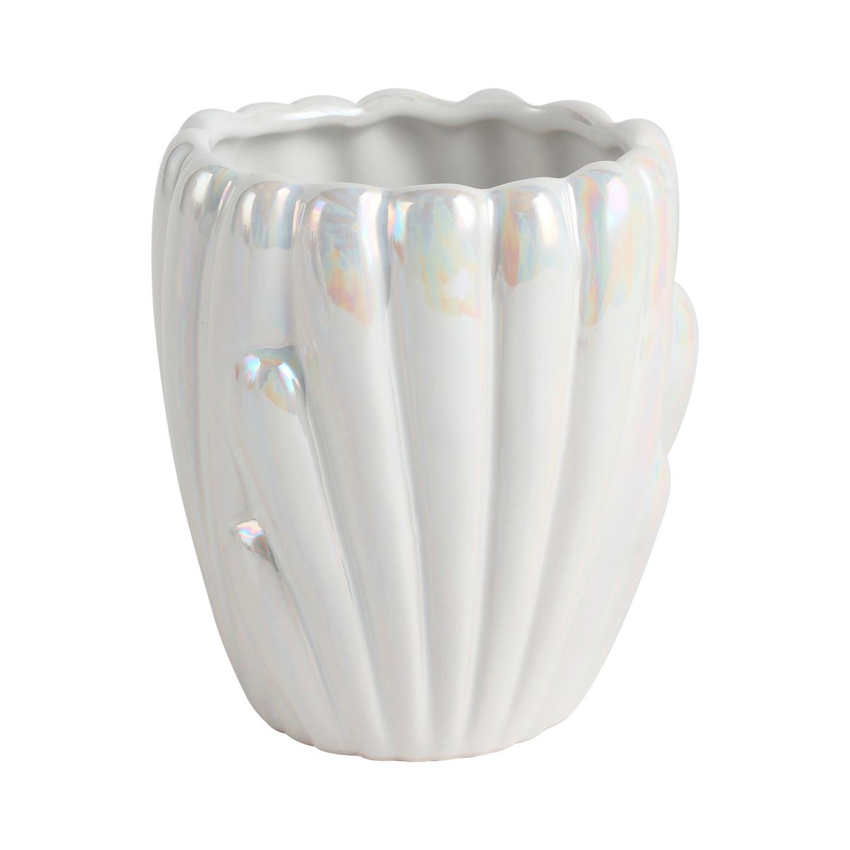 Pohár na zubné kefky ARIELLE - perleťová, Modern, keramika (9,2/9cm) - Mömax