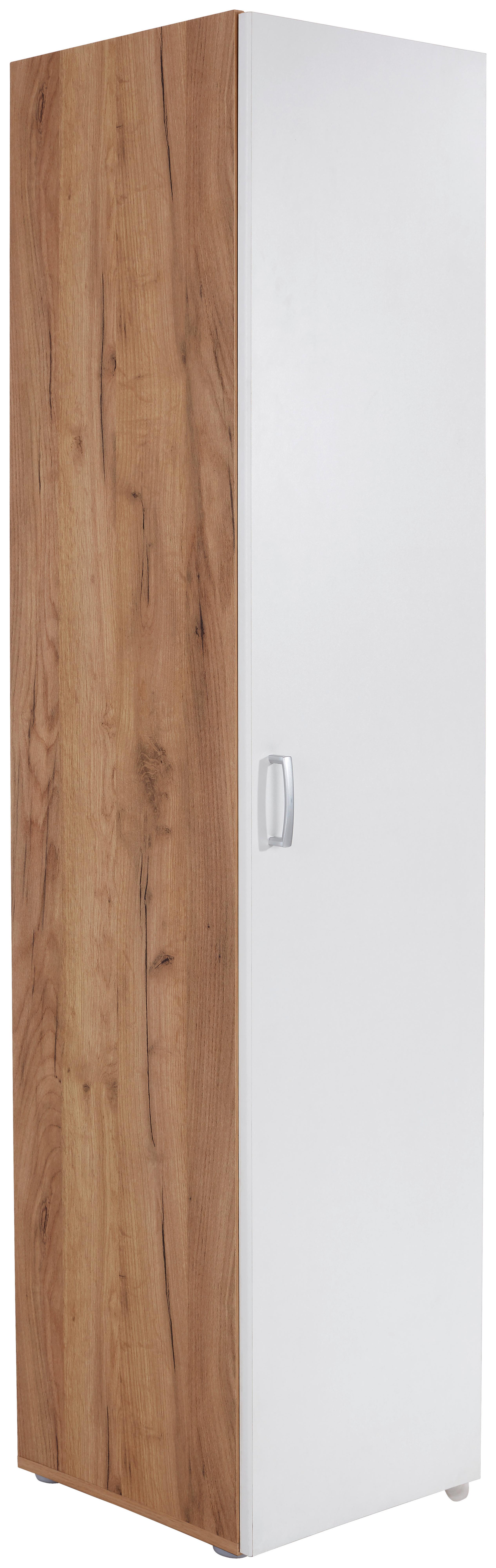 Weißer Aktenschrank mit zwei Türen