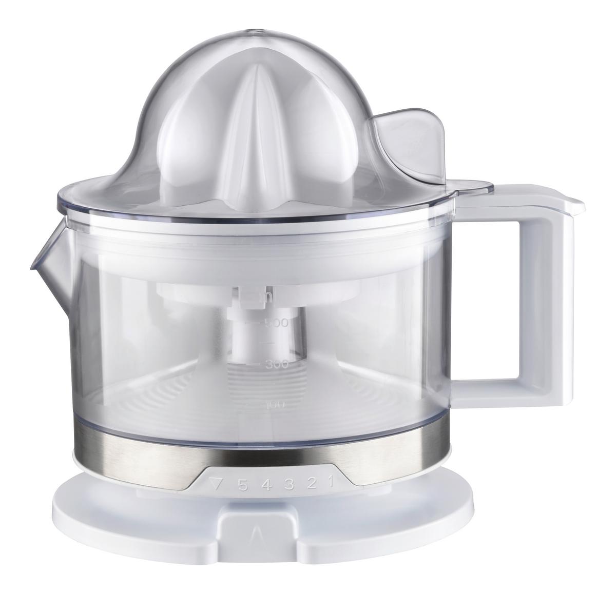 Zitronenpresse Zp 3500 Elektrisch, 500 Ml Behälter - Weiß, Basics, Kunststoff (20,5/18/15,7cm) - Silva Schneider
