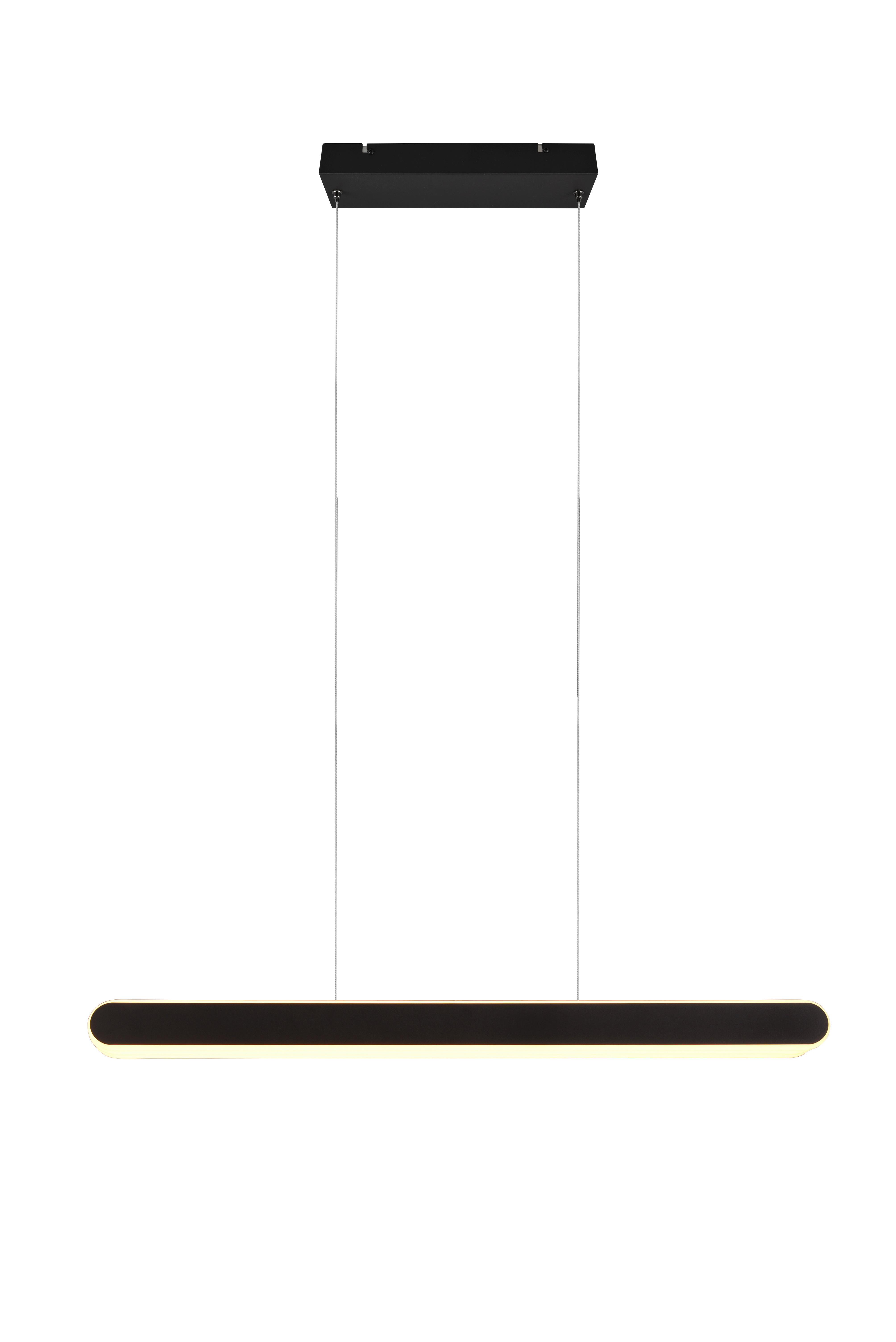 Led-hängeleuchte 343310332 Helios - Schwarz/Weiß, Design, Kunststoff/Metall (130/6/150cm) - Trio Leuchten
