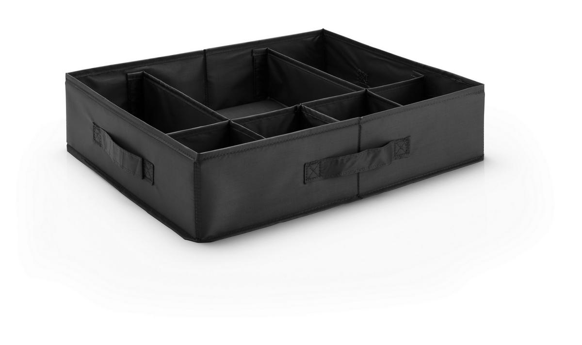 Zásuvkový box Unit, S - šedá, Konvenční, textil/plast (34,2/43,2/10,5cm) - Modern Living