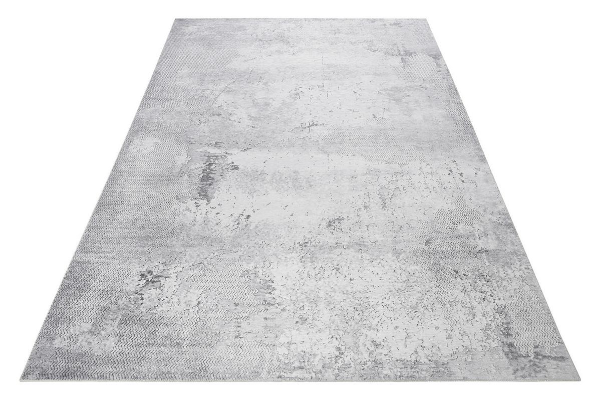 Webteppich Grau Radiate 130x190 Cm - Grau, Design, Textil (130/190cm) - WECON HOME