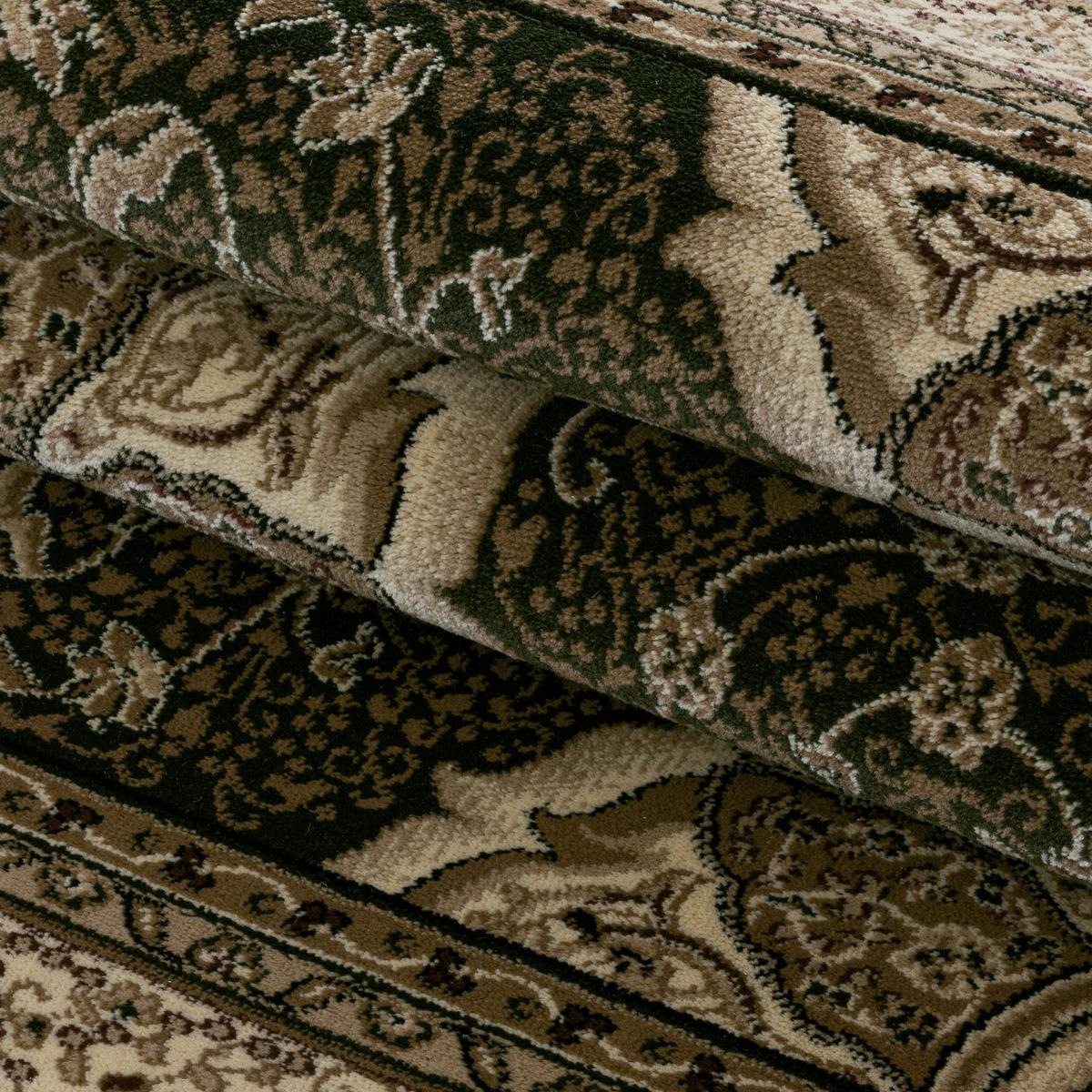 Orientalischer Webteppich Grün Kashmir 160x230 Cm - Grün, LIFESTYLE, Textil (160/230cm)