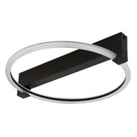 STROPNÉ LED SVIETIDLO FLETCHER - priehľadné/čierna, Design, kov/plast (41,4/38/8,5cm) - Globo