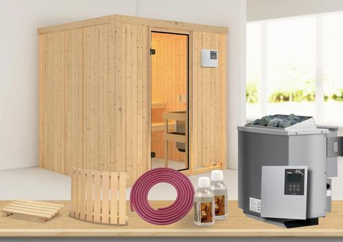 59900009 - Sauna CASSIS FRONTEINSTIEG 77415 Saunaofen aus Edelstahl