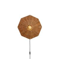 WANDLEUCHTE PANAMA - Braun, Basics, Naturmaterialien (45/7cm) - Good & Mojo