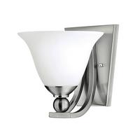Wandleuchte Hk-Bolla1 - Nickelfarben, Basics, Glas/Metall (19.7/21.6/22.2cm) - Elstead Lighting