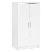 Skříňka na boty wl5.269 bílá - bílá/barvy stříbra, Konvenční, kov/kompozitní dřevo (55/108/35cm) - MID.YOU