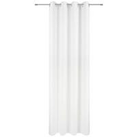 Ösenvorhang Caro - Weiß, KONVENTIONELL, Textil (140/245cm) - Ondega