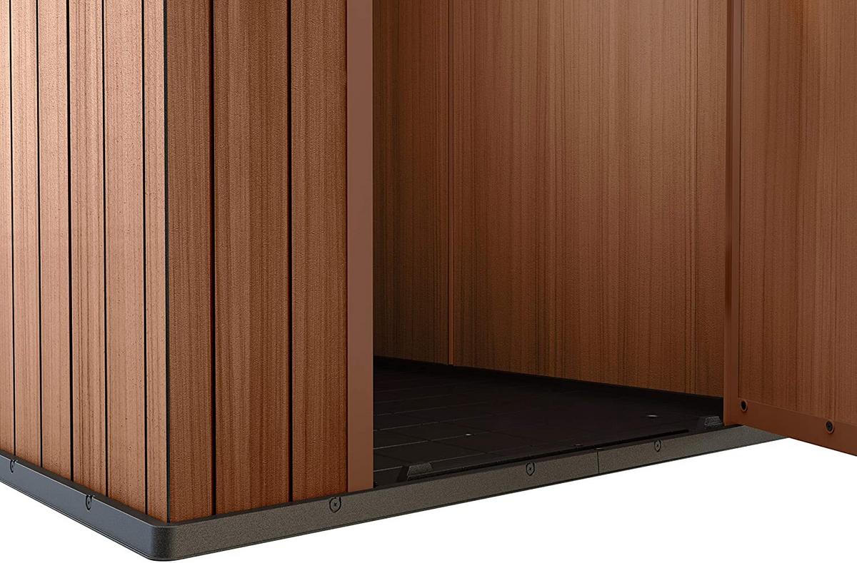 ZAHRADNÍ DOMEK DARWIN 4X6 - hnědá, Moderní, plast (125,8/205/184,5cm)