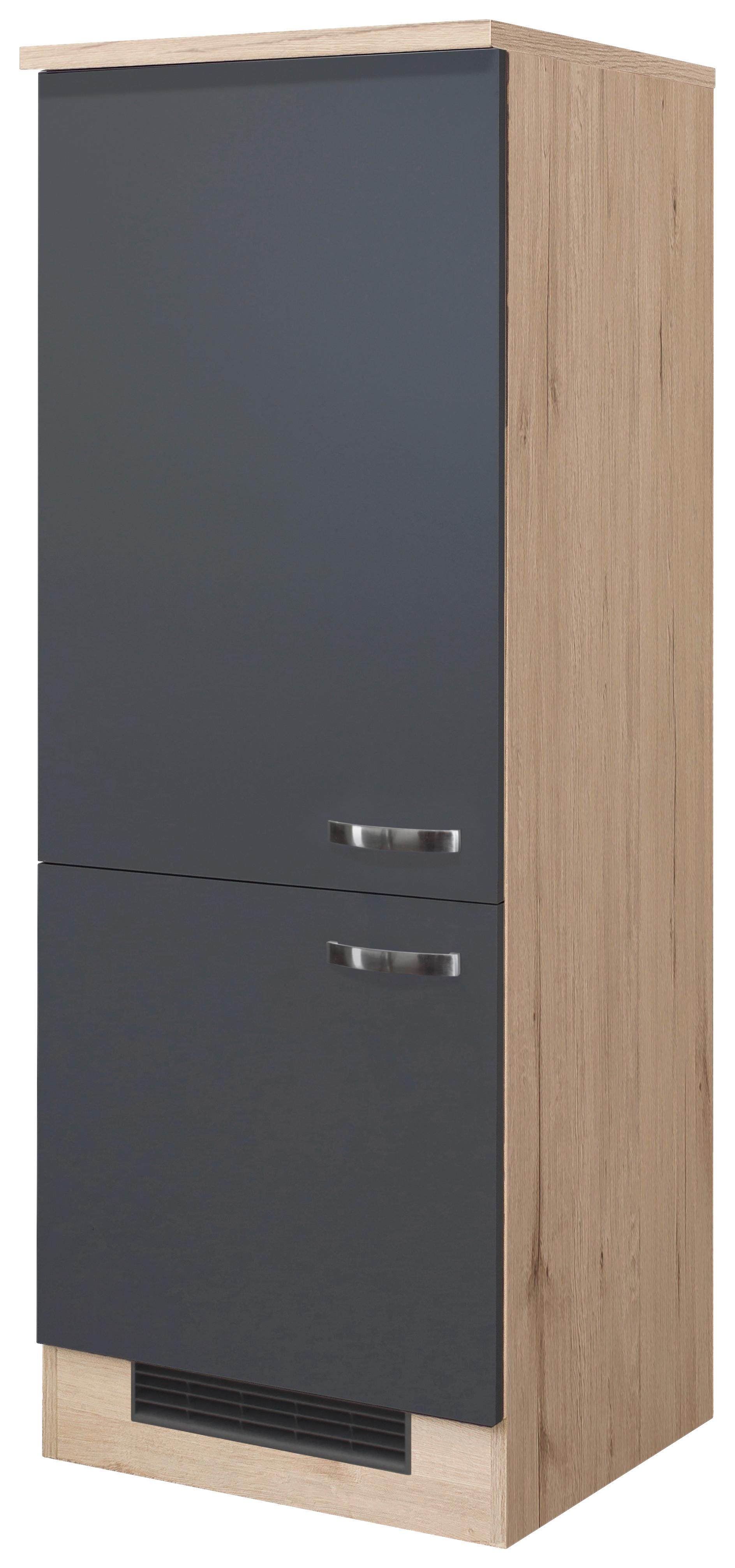 Skříňka Na Spotřebiče Shadow Dgit60 Šedá - šedá/barvy nerez oceli, Moderní, kov/kompozitní dřevo (60/161/60cm)