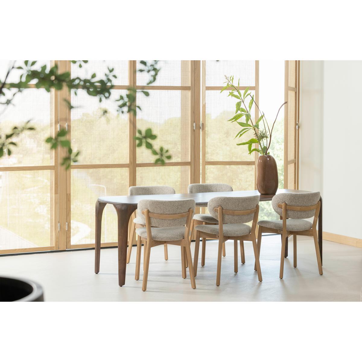 ESSTISCH Fiore Dunkelbraun L: 230cm - Dunkelbraun, MODERN, Holz (230/95/76cm) - Livetastic