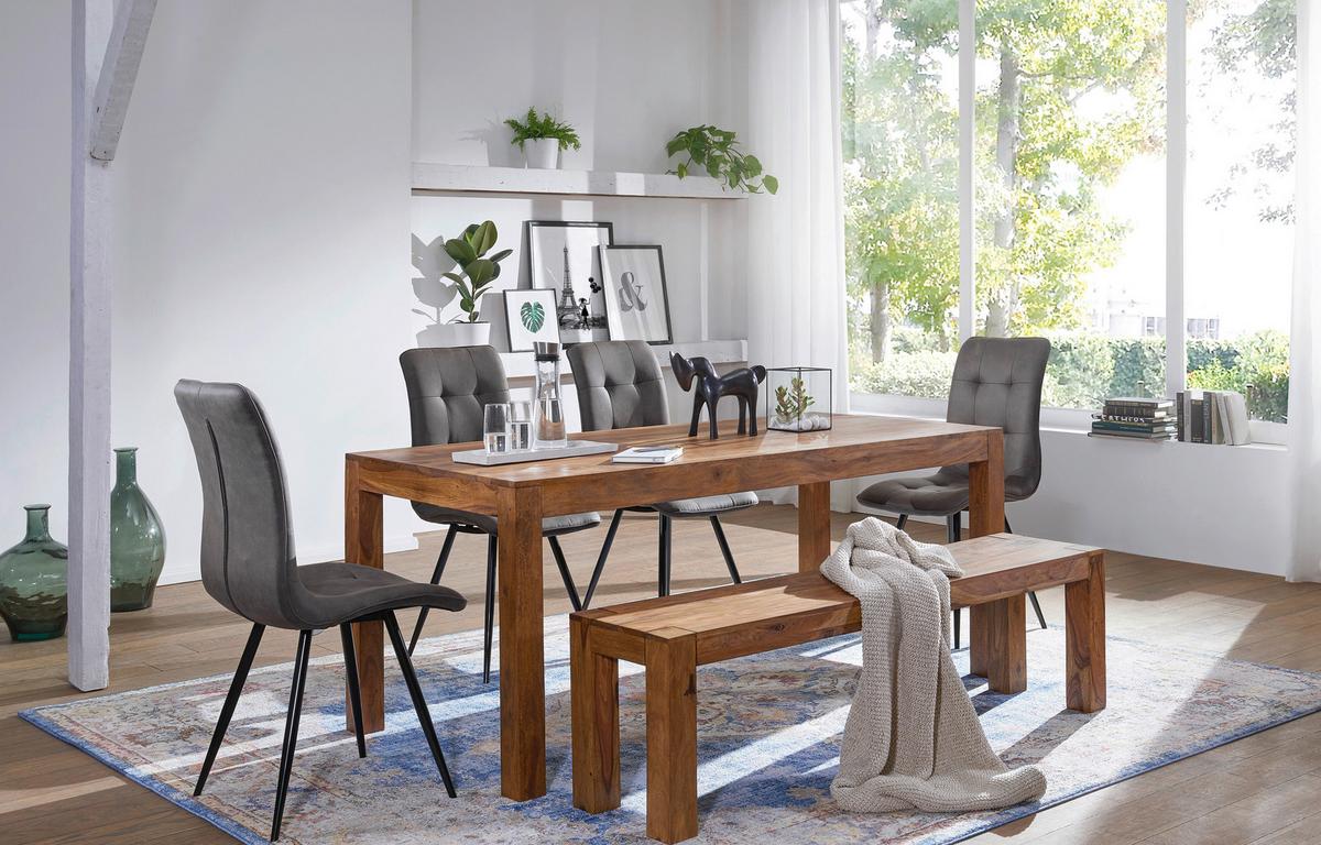 Esstisch Mumbai - Sheeshamfarben, MODERN, Holz (180/90/76cm) - MID.YOU