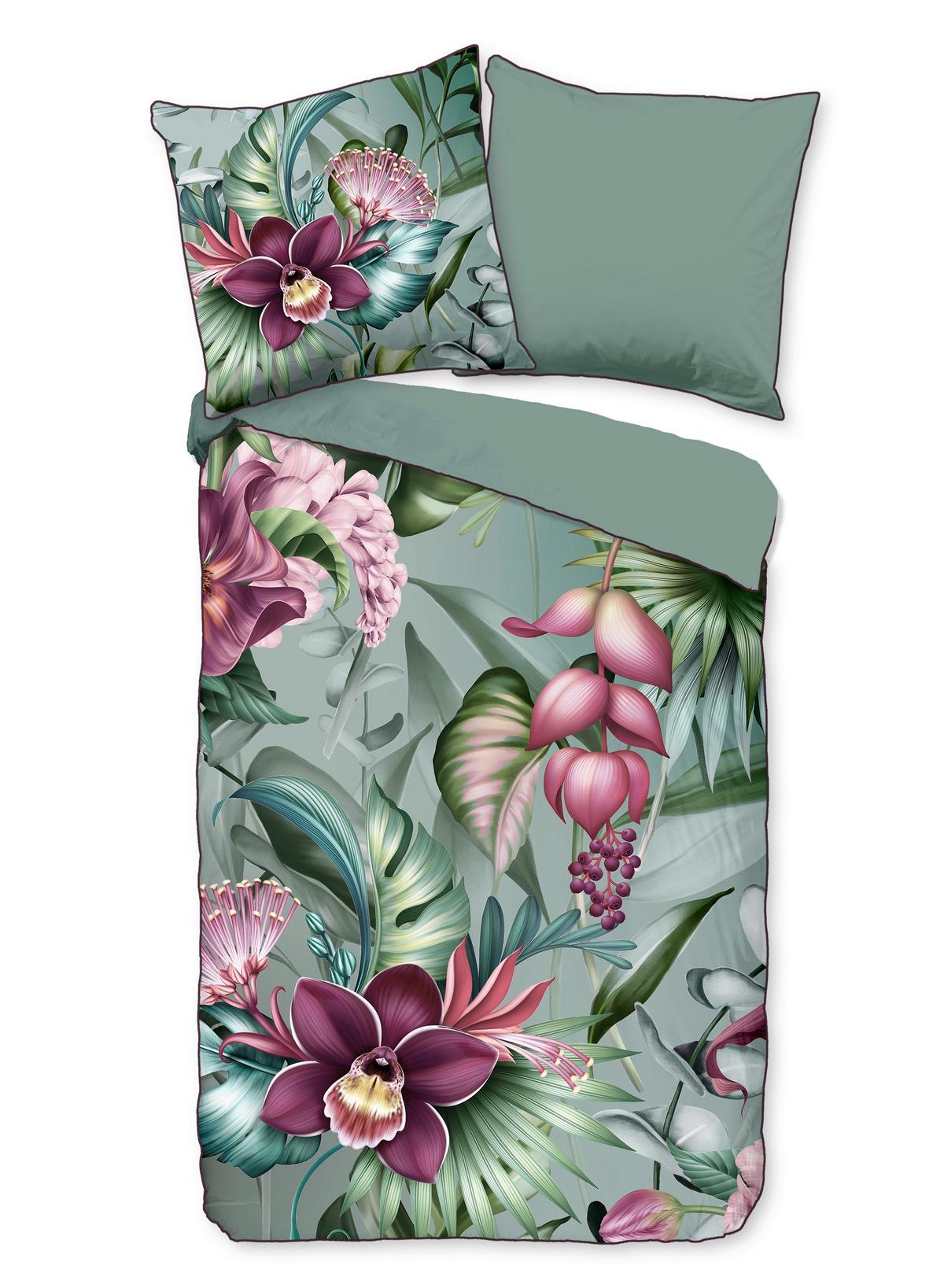 Wendebettwäsche Allison Multicolor 135x200 cm - Multicolor, Natur, Textil (135/200cm)