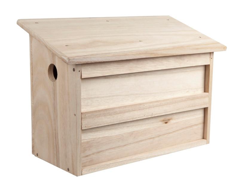 Nistkasten Twinhouse Sparrow - Naturfarben, Basics, Holz (26/38/18cm)