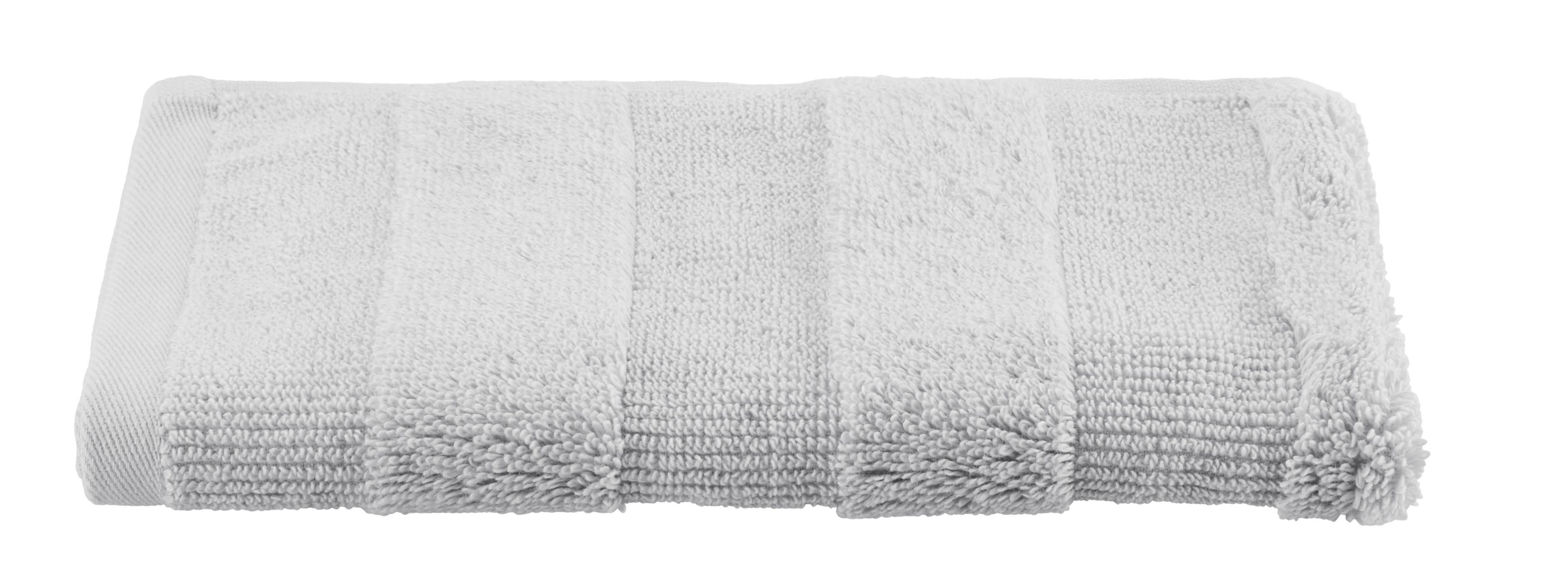 RUČNÍK PRO HOSTY Chris, 30/50cm, strieborná - barvy stříbra, textil (30/50cm) - Premium Living