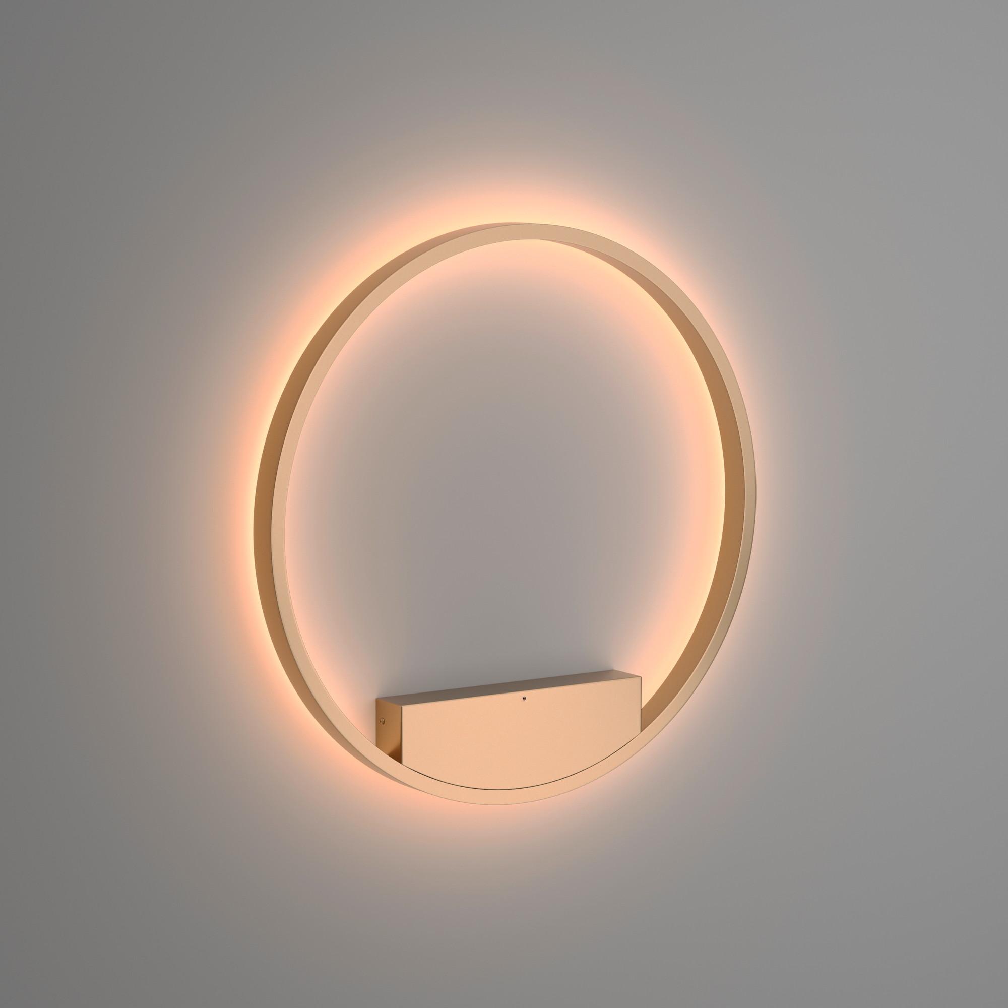 Wandleuchte Rim - Messingfarben, Trend, Metall (60/5cm) - MAYTONI