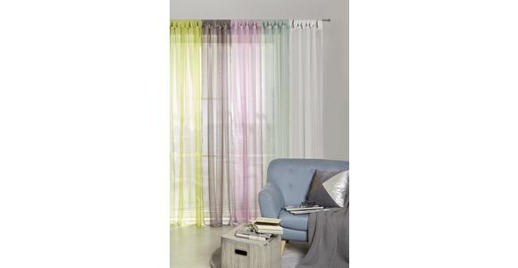 Vorhang Mit Schlaufen Und Band Utila 140x245 Cm Weiß - Weiß, KONVENTIONELL, Textil (140/245cm) - Ondega