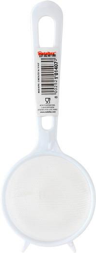 Konyhai Szűrő Fehér - kék/fehér, Basics, műanyag (7cm) - Metaltex
