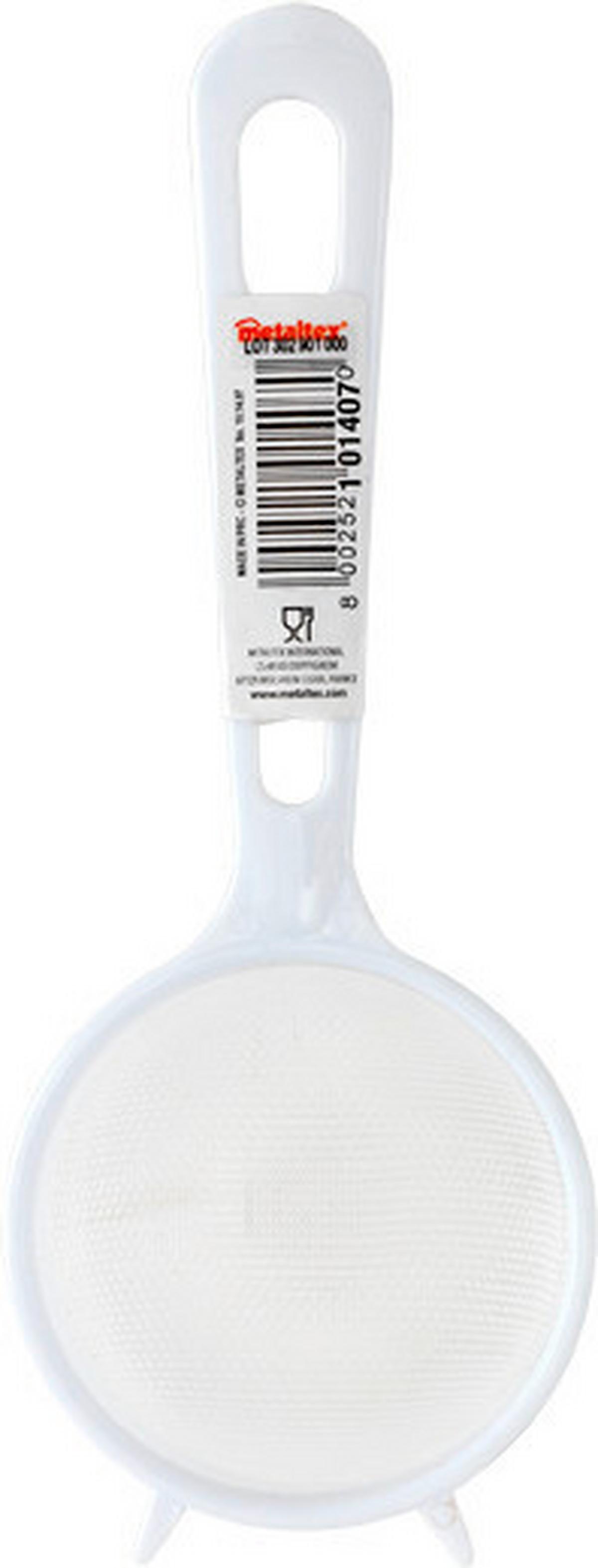 Konyhai Szűrő Fehér - kék/fehér, Basics, műanyag (7cm) - Metaltex