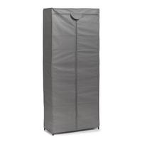 Schuhschrank Grau B: 66 Cm - Grau, Basics, Textil/Metall (66/156/30cm) - Zeller Present