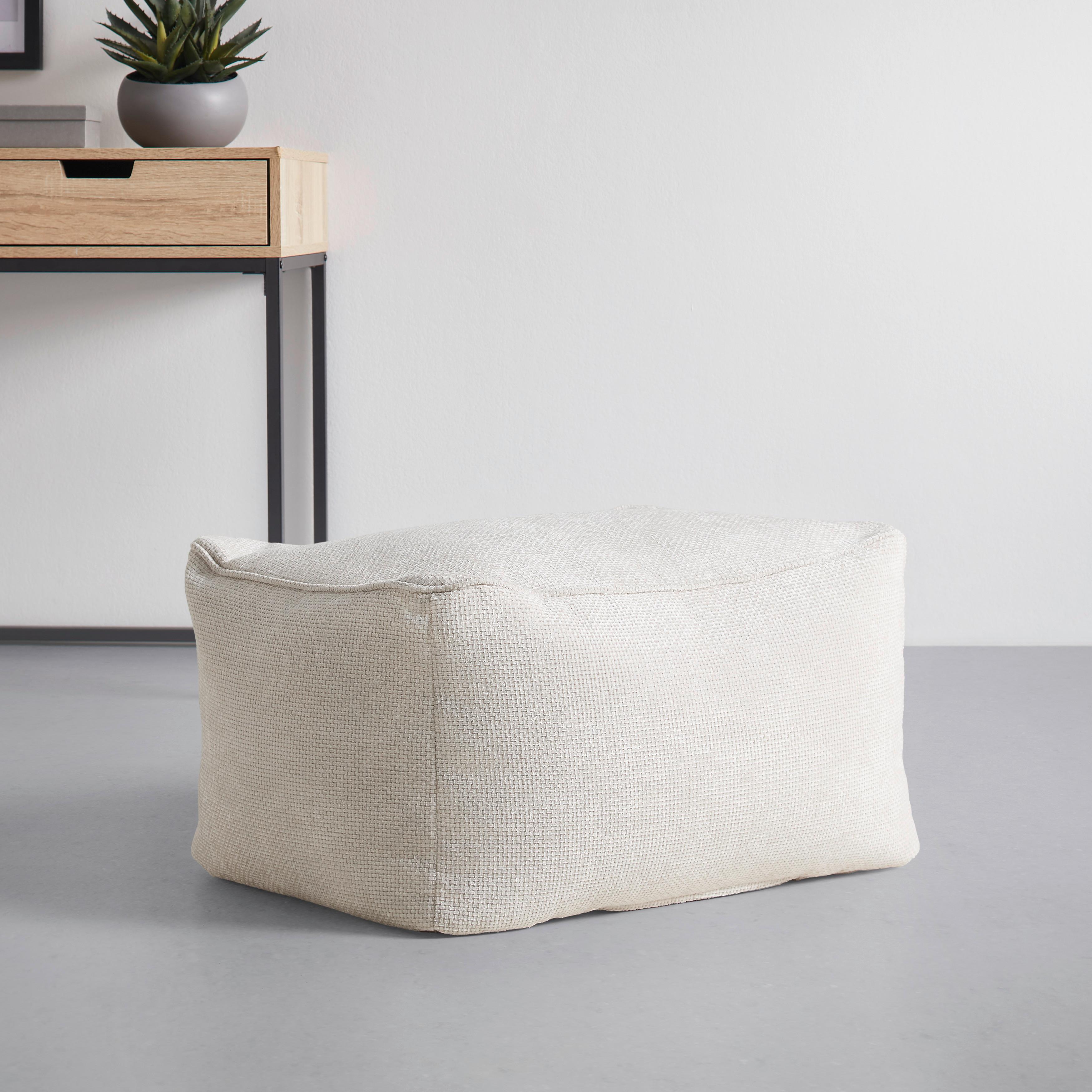 Taburetka CAROLINE, béžový velúr, max. 80 kg - béžová, Modern, textil (80/40/65cm) - Mömax