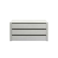 Fiókos Szekrénybetét Systema - szürke, Basics, faalapú anyag (99/69,3/54,1cm)