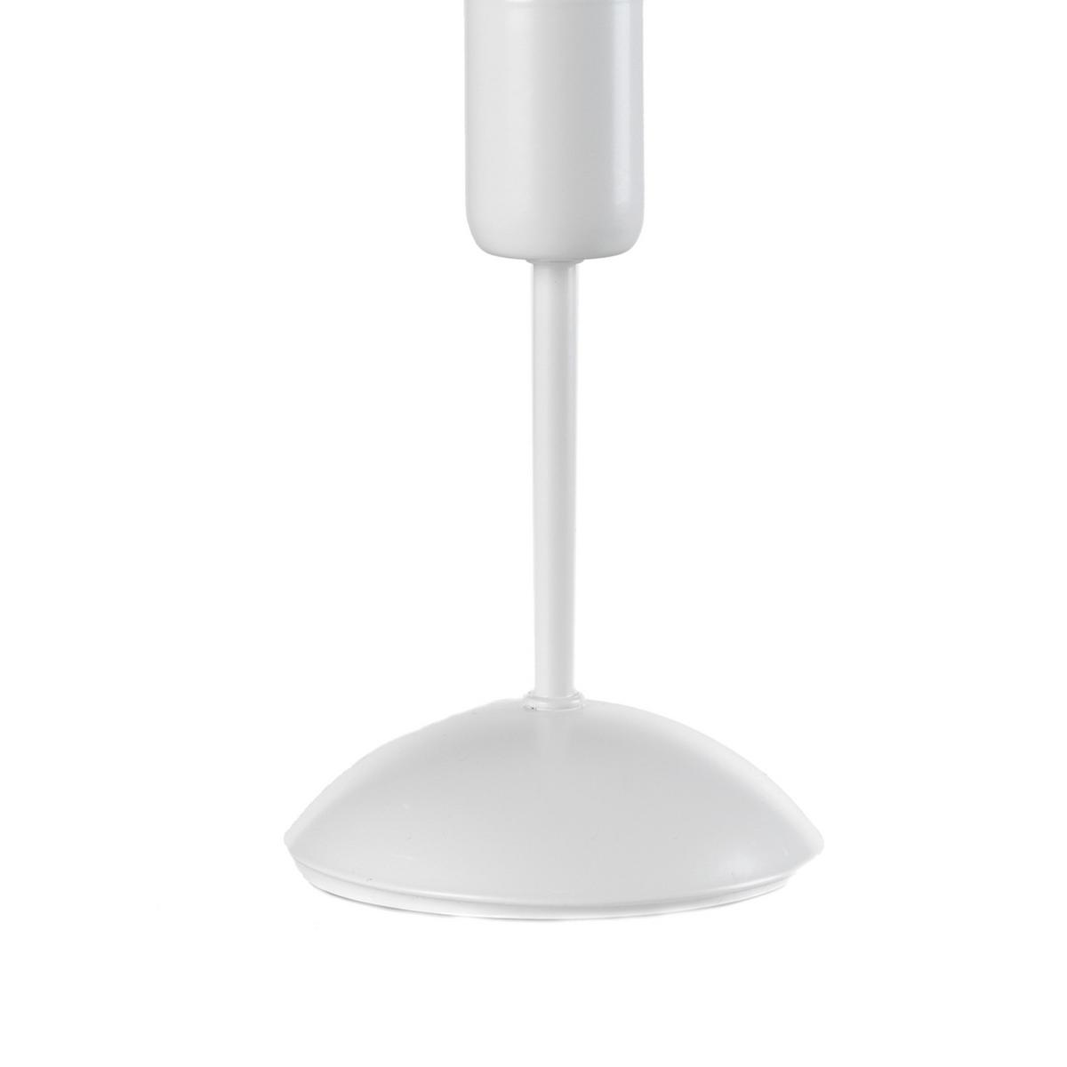 Tischleuchte Weiß D: 12 cm 22w - Weiß, KONVENTIONELL, Metall (12/32cm)