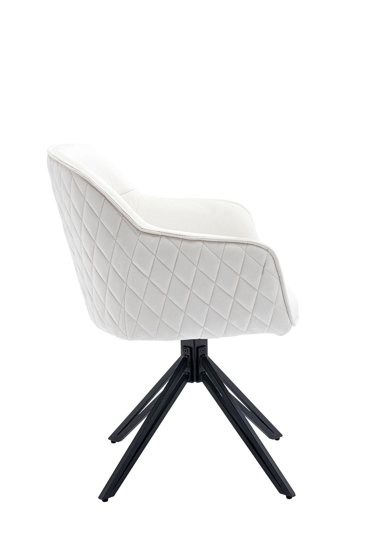 Armlehnstuhl Beige B: 59 Cm - Beige/Schwarz, MODERN, Textil/Metall (59/83/60cm) - Livetastic