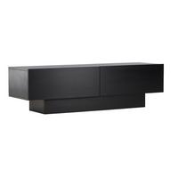 Lowboard Skagerrakk Schwarz B: 160cm - Schwarz, Design, Holzwerkstoff (160/45/47cm) - Livetastic