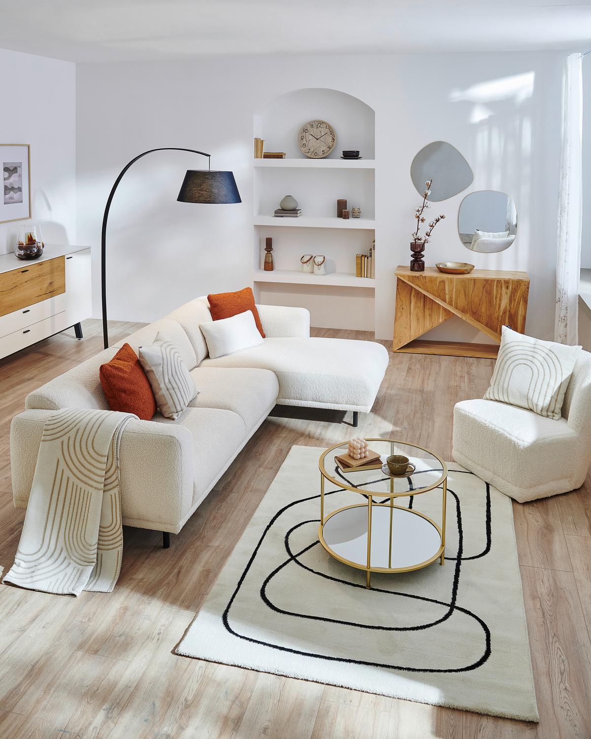 Webteppich Artist - Weiß, Design, Textil (80/150cm) - Esprit