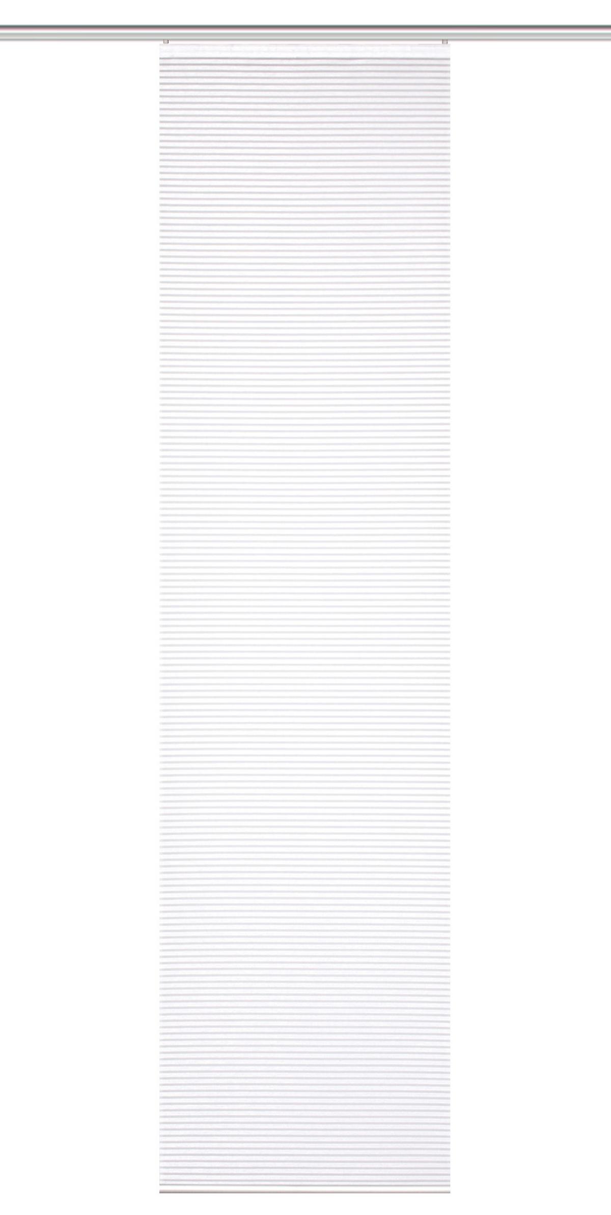 Flächenvorhang Romolus - Weiß, Basics, Textil (60/245cm)