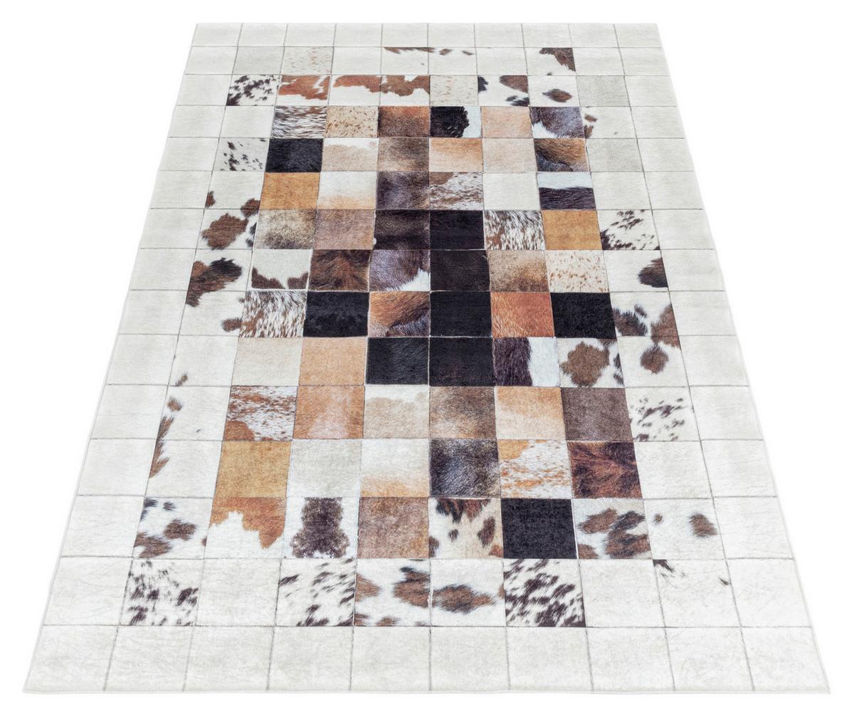 Flachwebteppich Fiesta - Creme, Design, Textil (160/230cm) - Novel