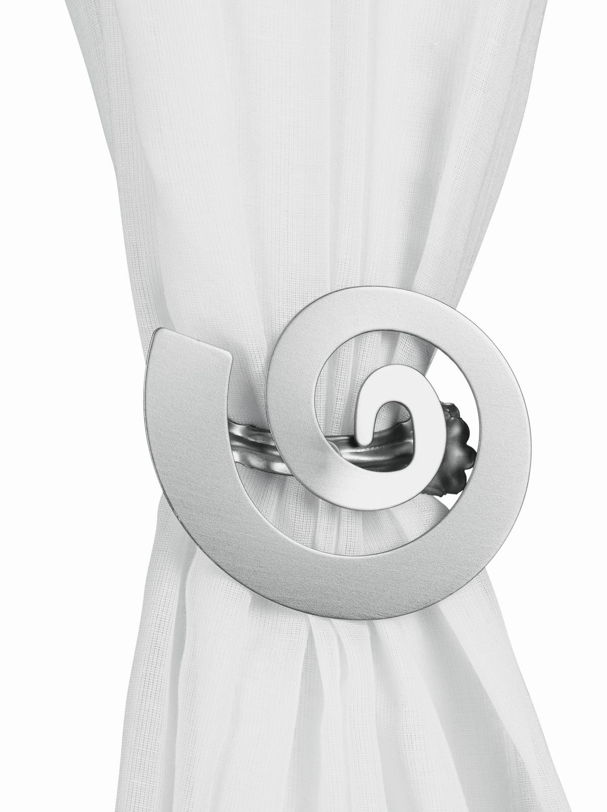 DEKORAČNÁ SPONA SPIRAL - zlatá/strieborná, kov (10/15/5cm) - Modern Living