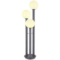 Außenleuchte 31864-3 - Anthrazit/Opal, Basics, Glas/Metall (45/160cm) - Globo