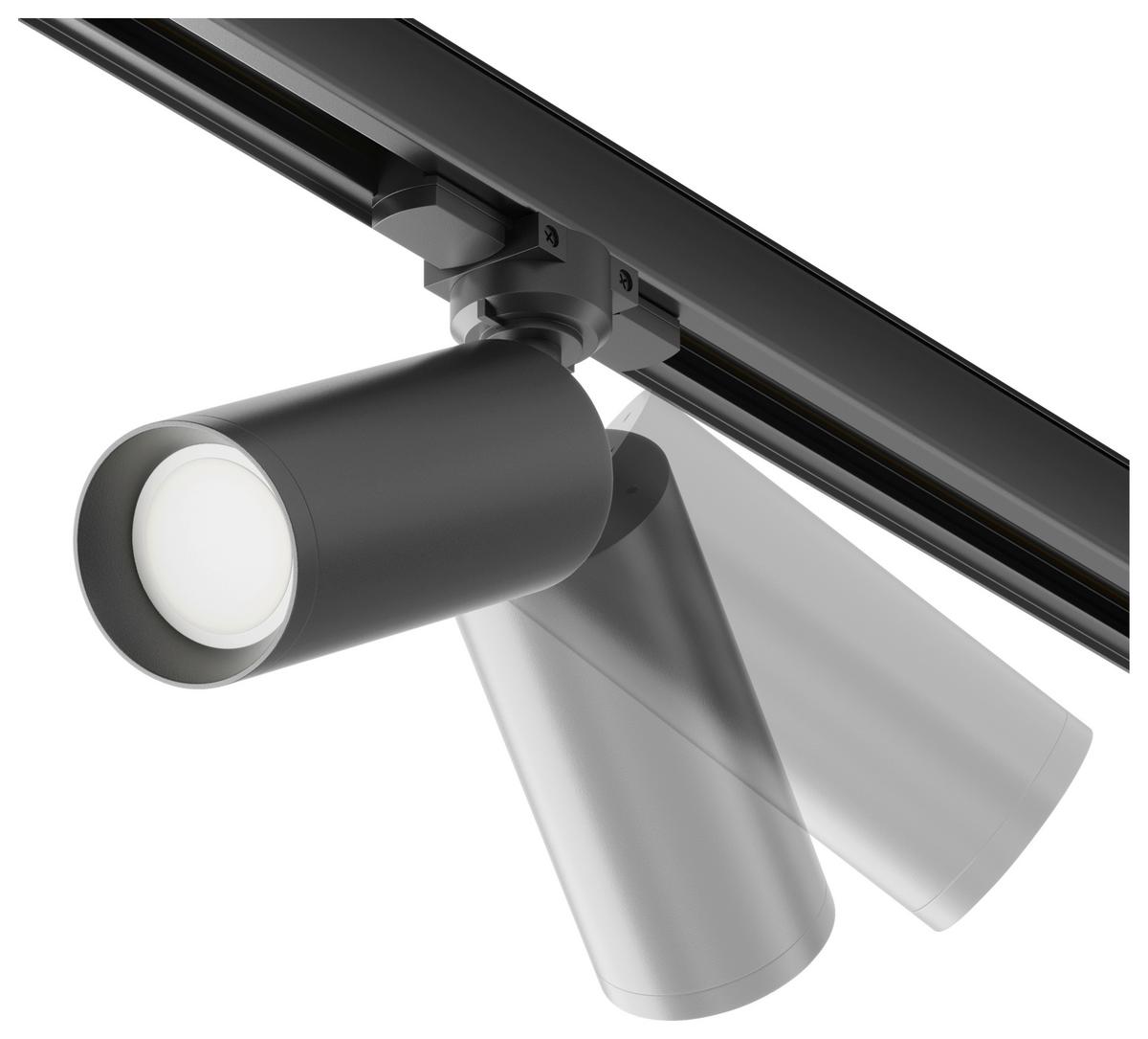 Schienensystem-Strahler Focus - Schwarz, Basics, Metall (6/21/13cm) - MAYTONI