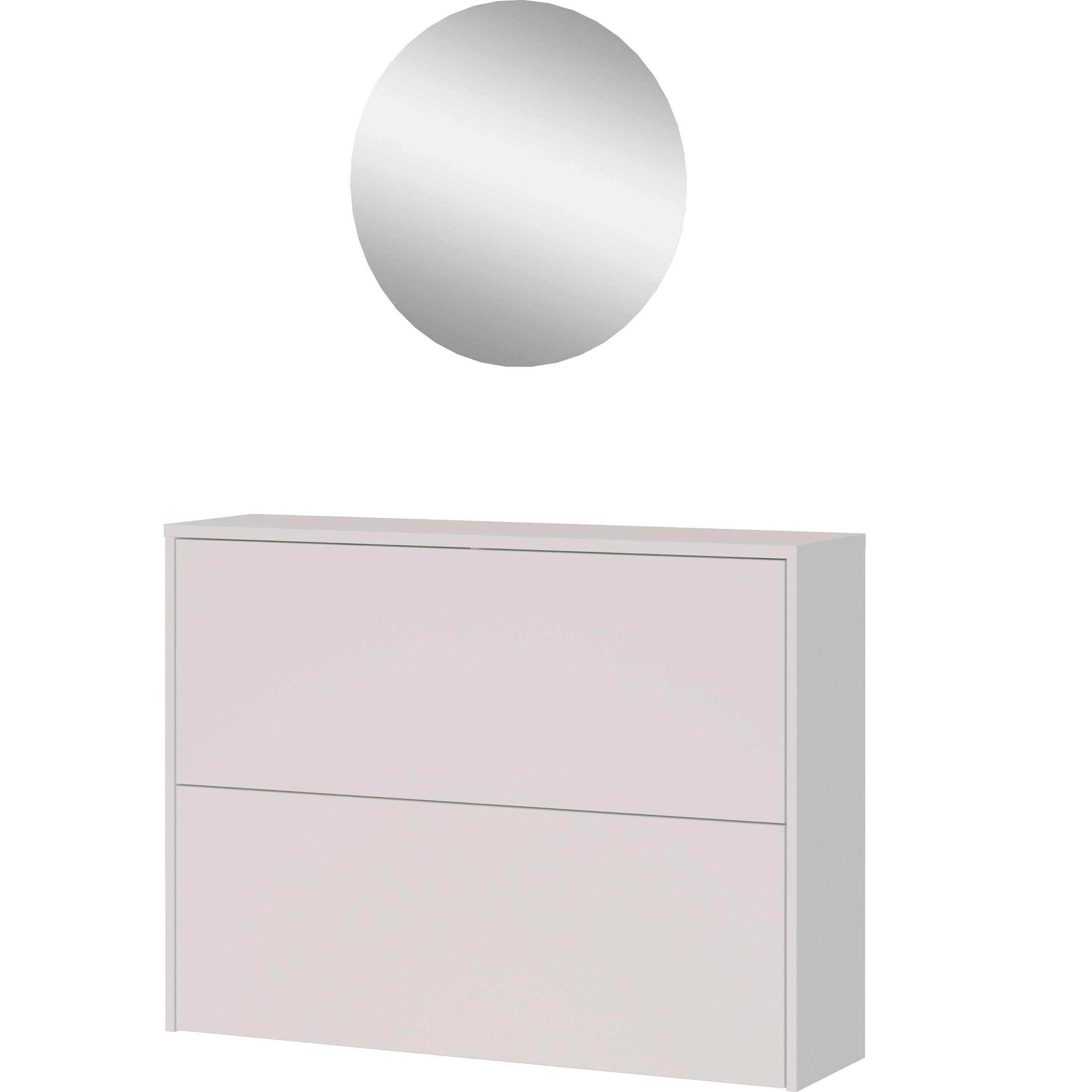 Garderobe Gw-Binetto 2-Teilig Eichefarben/Kaschmir B: 99 cm