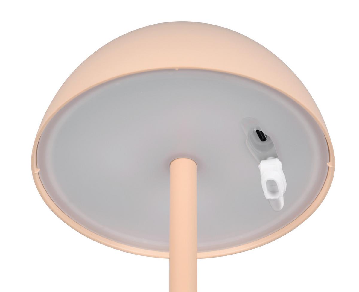 Akku-tischleuchte R54106166 Ricardo - Sandfarben, Trend, Kunststoff (13,5/30cm)