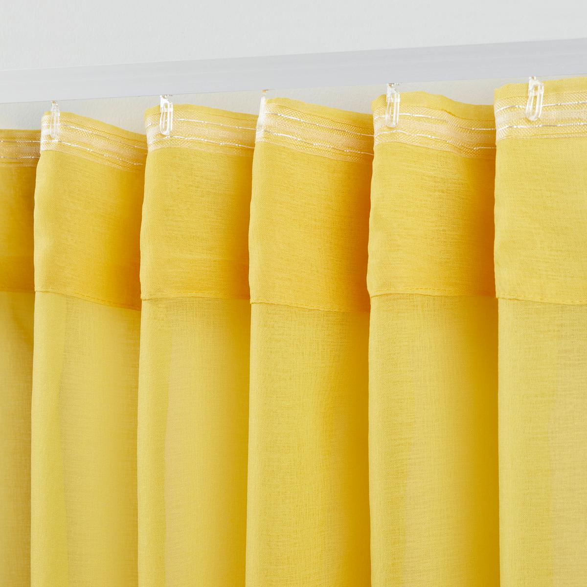HOTOVÝ ZÁVĚS Tosca, 2x140/245cm, žlutá - žlutá, textil (140/245cm) - Modern Living