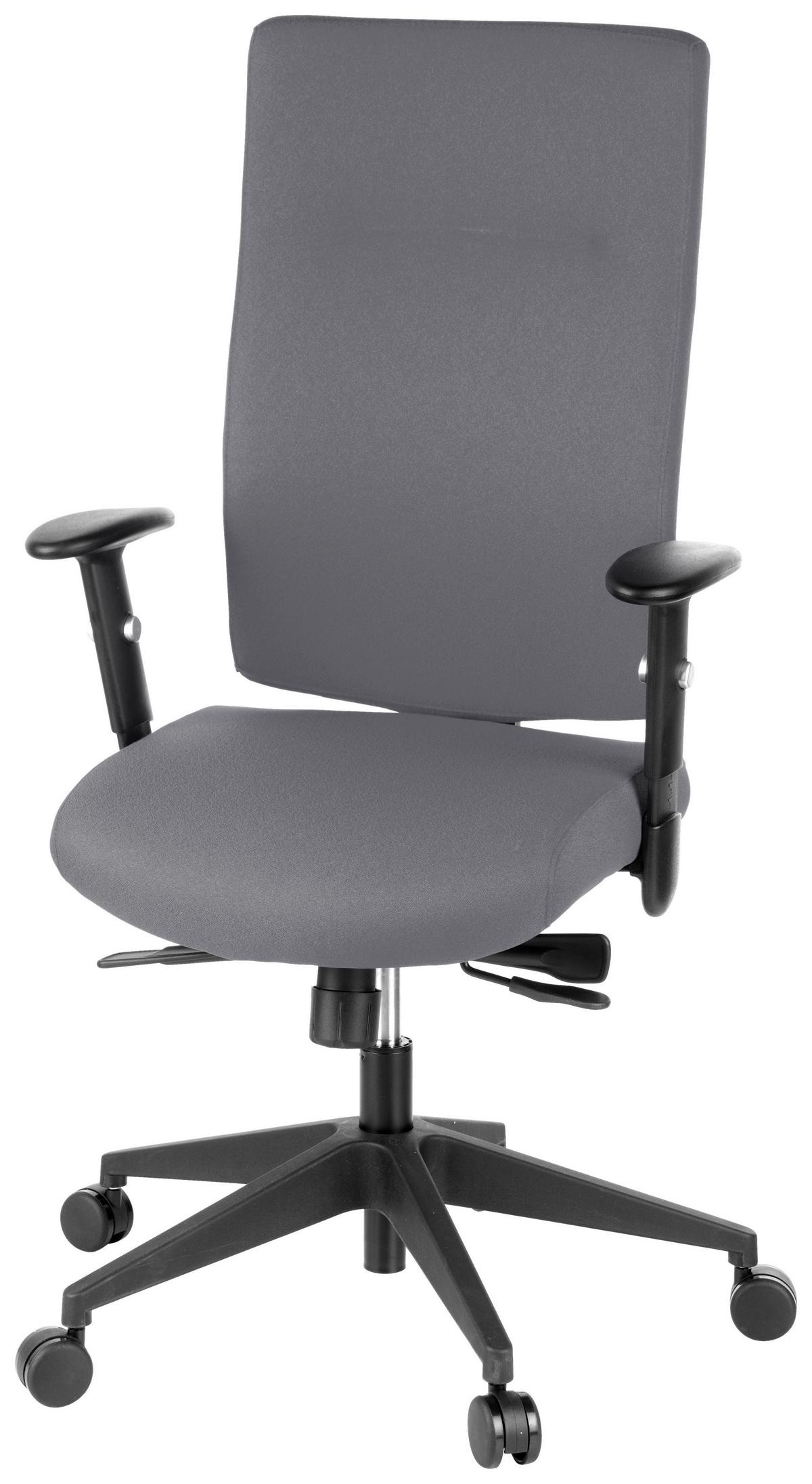 Drehstuhl Pro-Tec 300 Anthrazit - Anthrazit, MODERN, Kunststoff/Textil (57/125/53cm) - MID.YOU