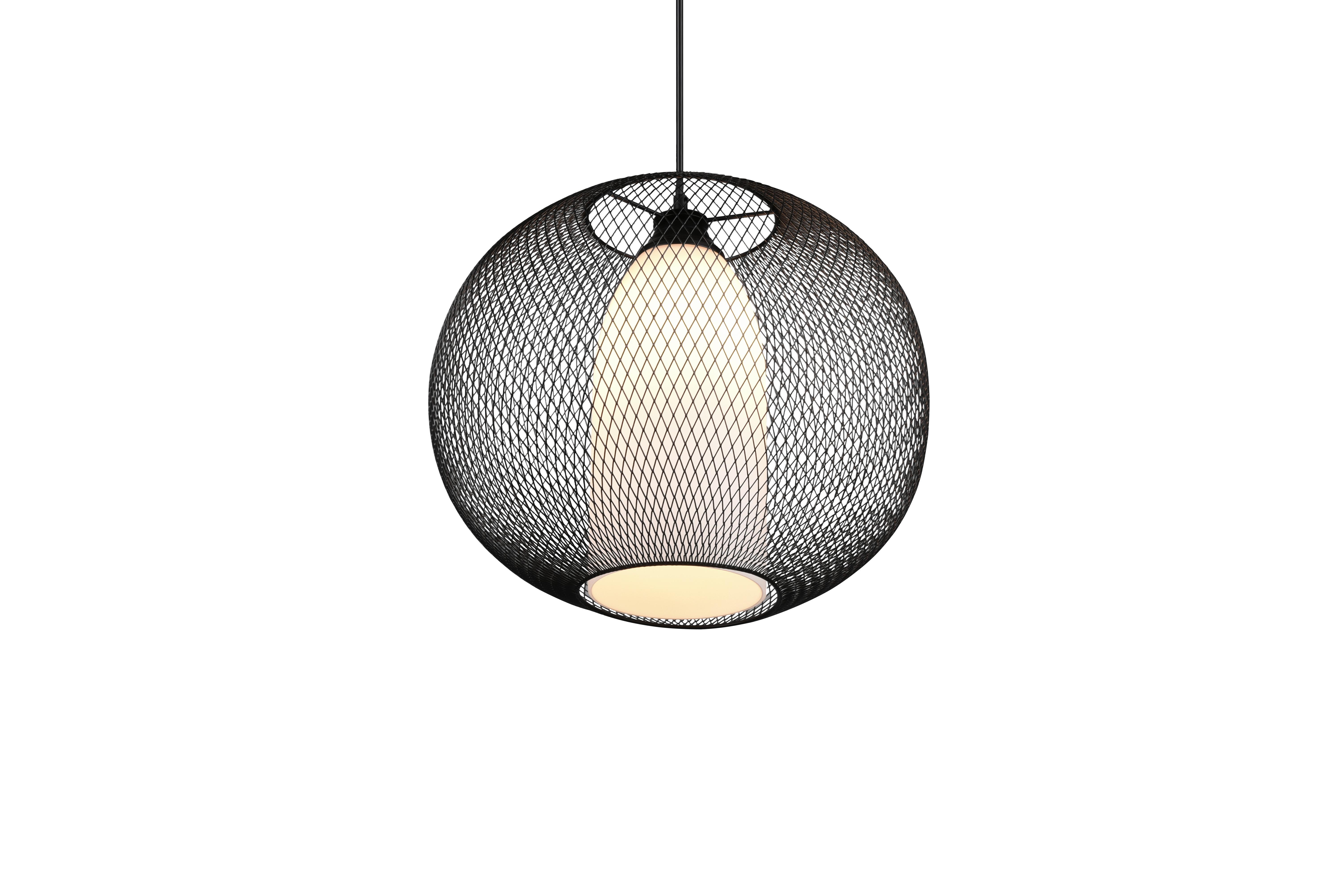 Pendelleuchte 313900132 Filo - Schwarz/Weiß, KONVENTIONELL, Glas/Metall (40/150cm) - Trio Leuchten