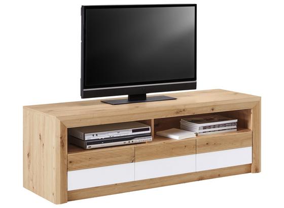 Tv Diel Kashmir New - farby dubu/biela, Moderný, kompozitné drevo (142/50/49cm) - James Wood Tv Diel Kashmir New - farby dubu/biela, Moderný, kompozitné drevo (142/50/49cm) - James Wood