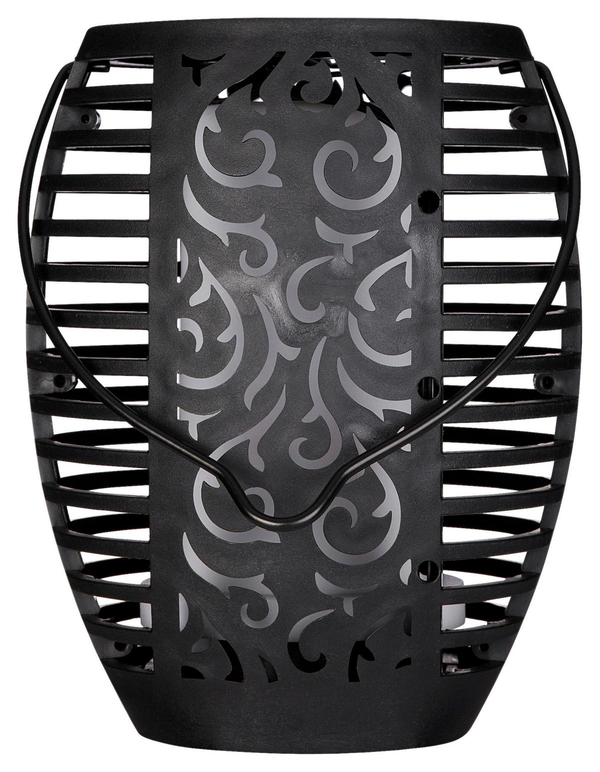 SOLÁRNE SVIETIDLO ZAMORA - čierna, plast (12/78cm) - Modern Living