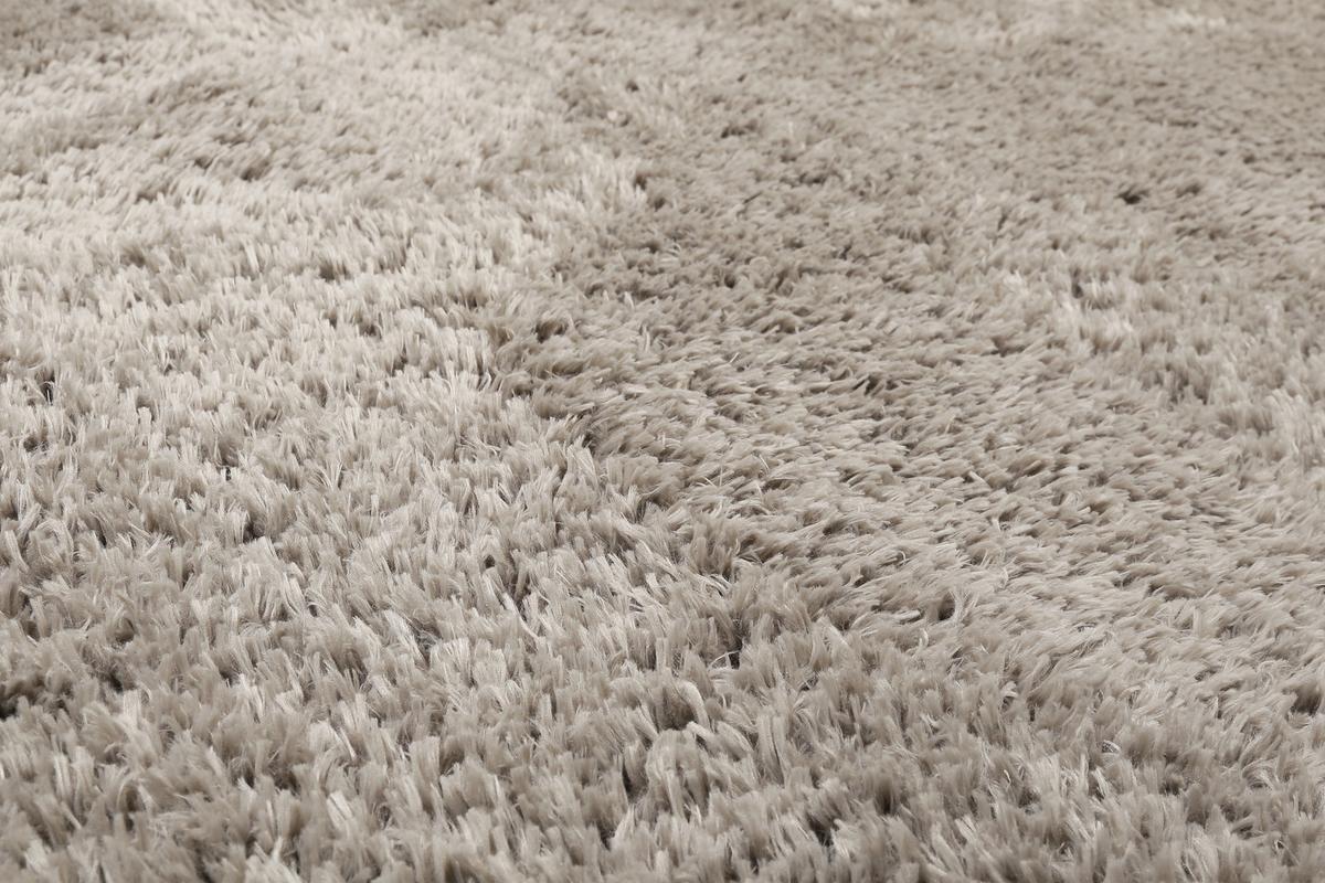 Hochflor Teppich Sandfarben Yogi Rund Ø 80 cm - Sandfarben, KONVENTIONELL, Textil (80cm) - Esprit